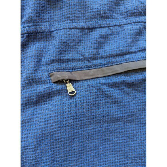 Comstock & Co. Button Up Long Sleeve Mens Blue Cotton Size Small - Picture 3 of 6